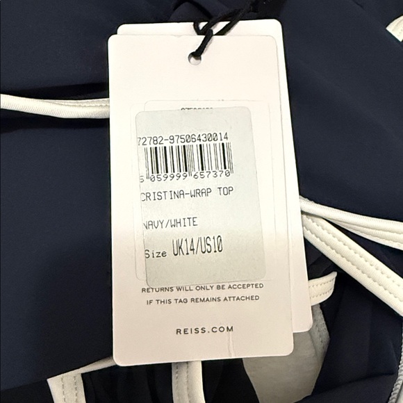 Reiss Cristina Wrap bikini top - Picture 4 of 4